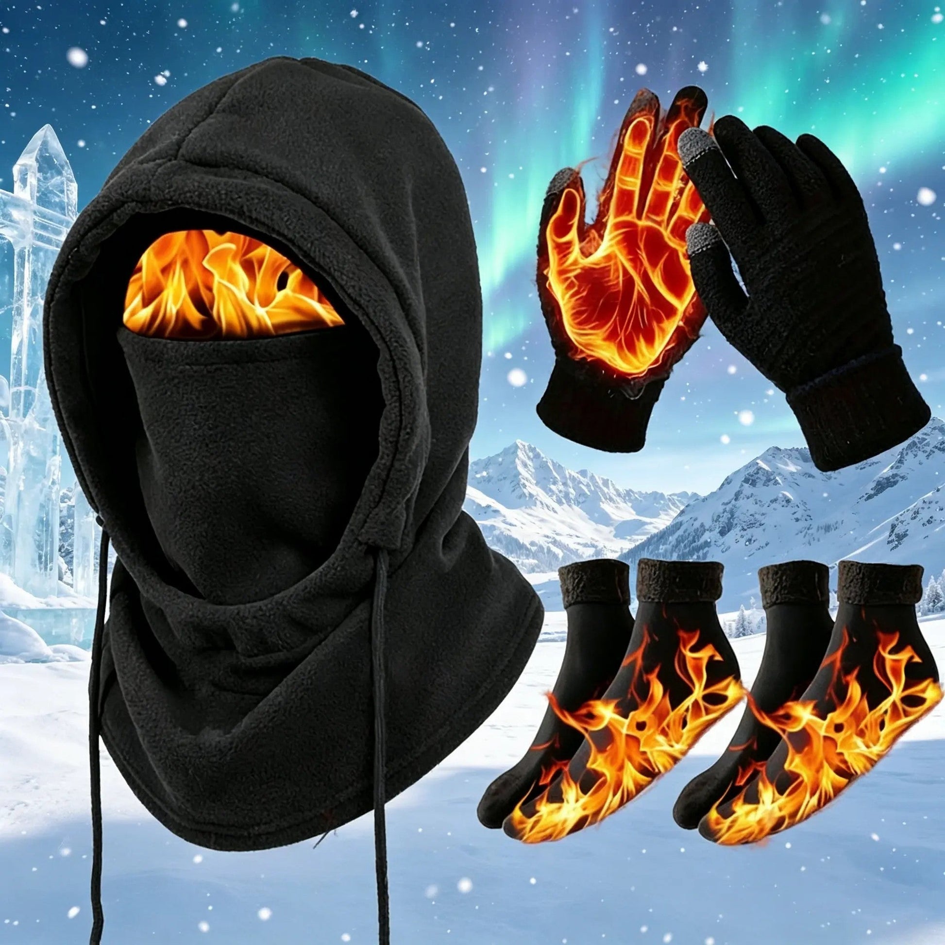❄️ 3-Piece Thermal Winter Protection Set