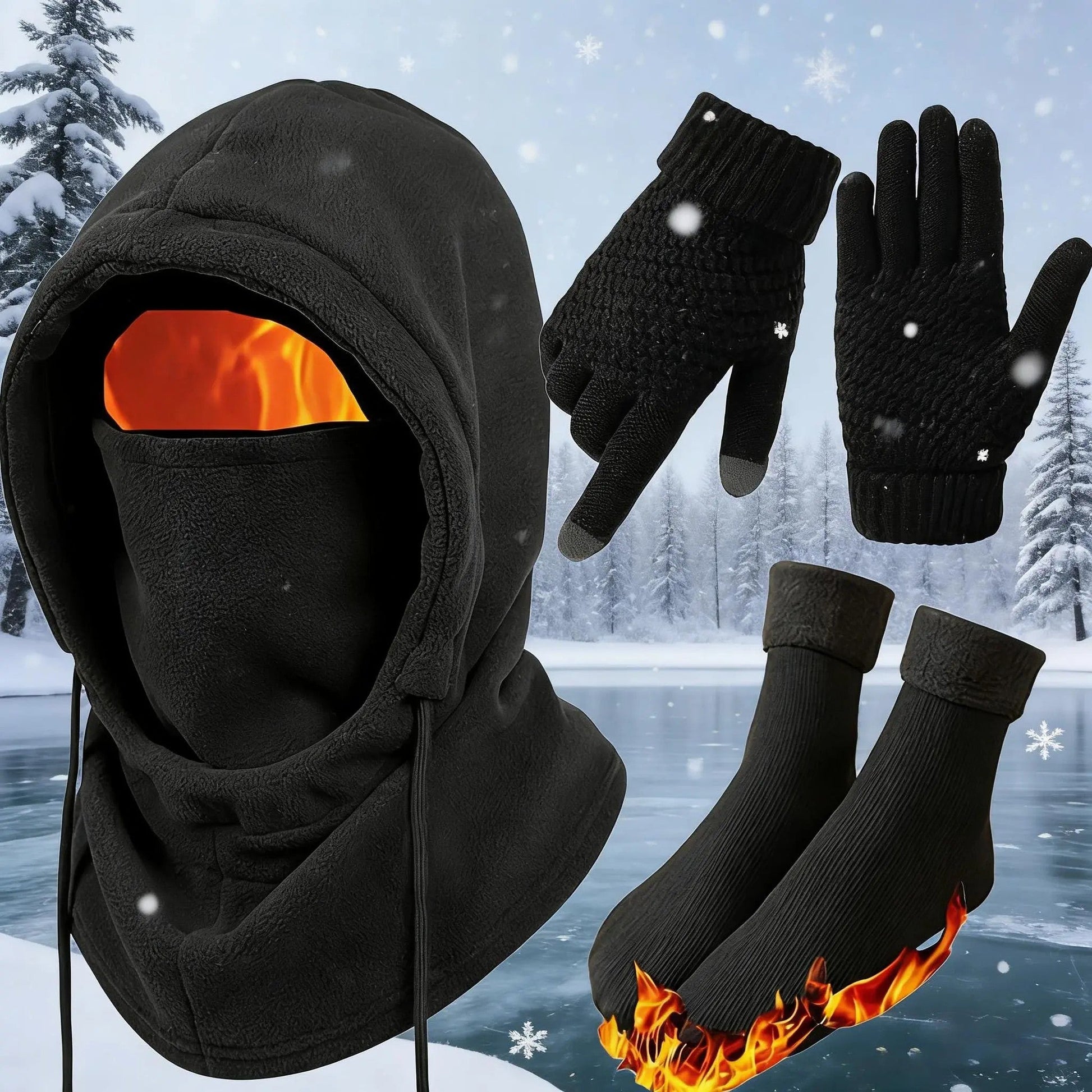 ❄️ 3-Piece Thermal Winter Protection Set