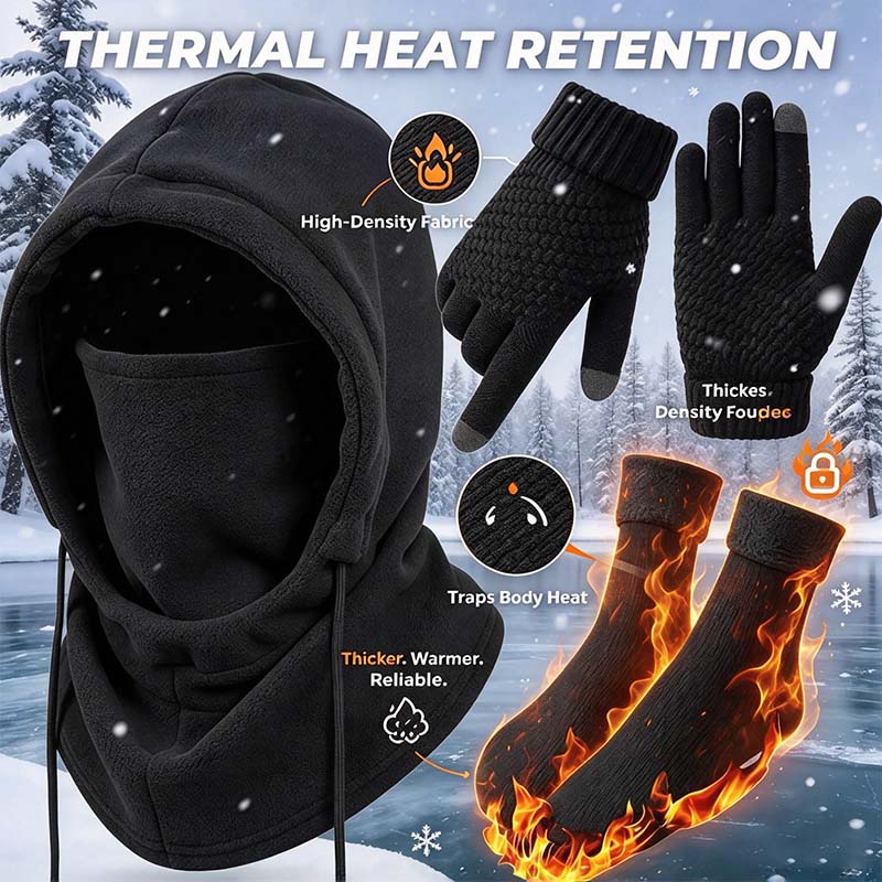 ❄️ 3-Piece Thermal Winter Protection Set