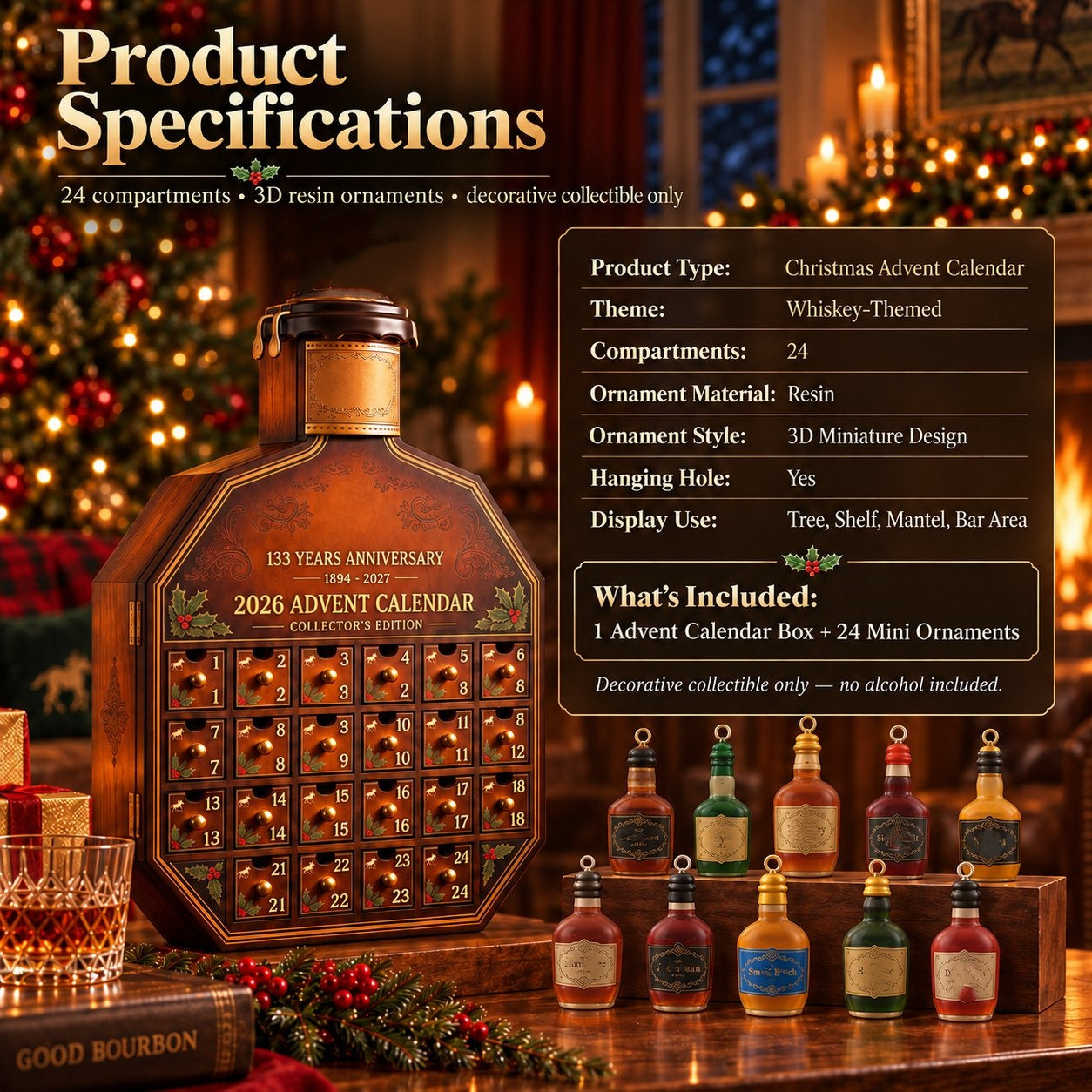 Whiskey Lover’s 24-Day Christmas Advent Calendar