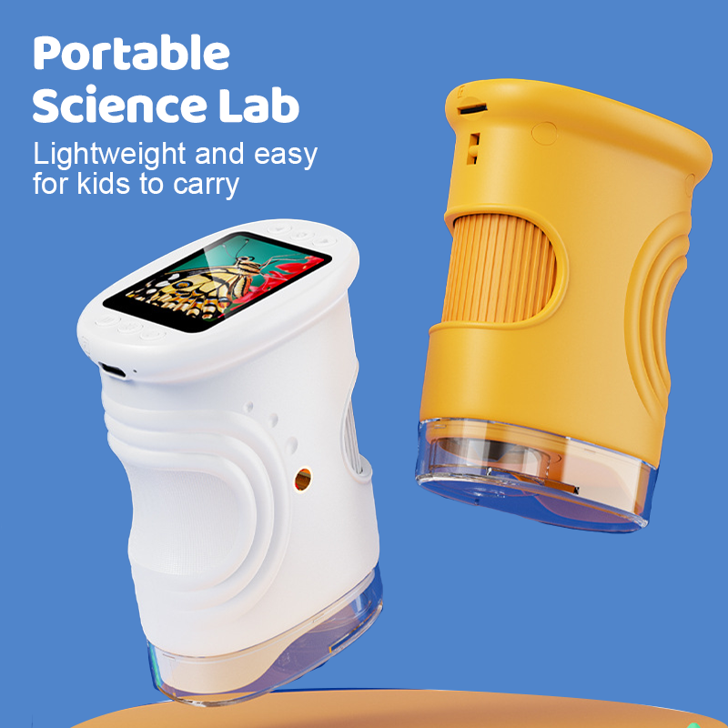 Kids Handheld Digital Microscope – HD Screen Portable STEM Explorer
