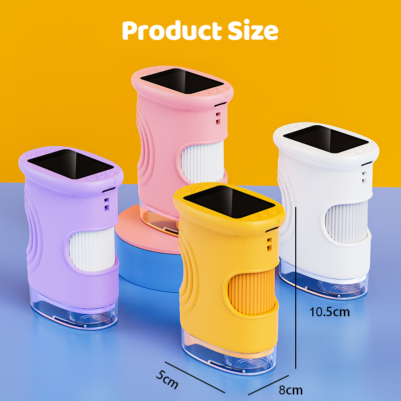 Kids Handheld Digital Microscope – HD Screen Portable STEM Explorer