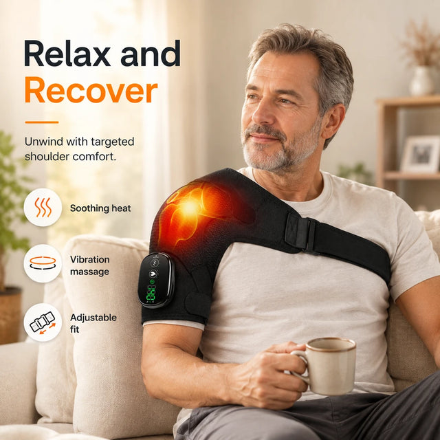 Heated Shoulder Massager with Vibration