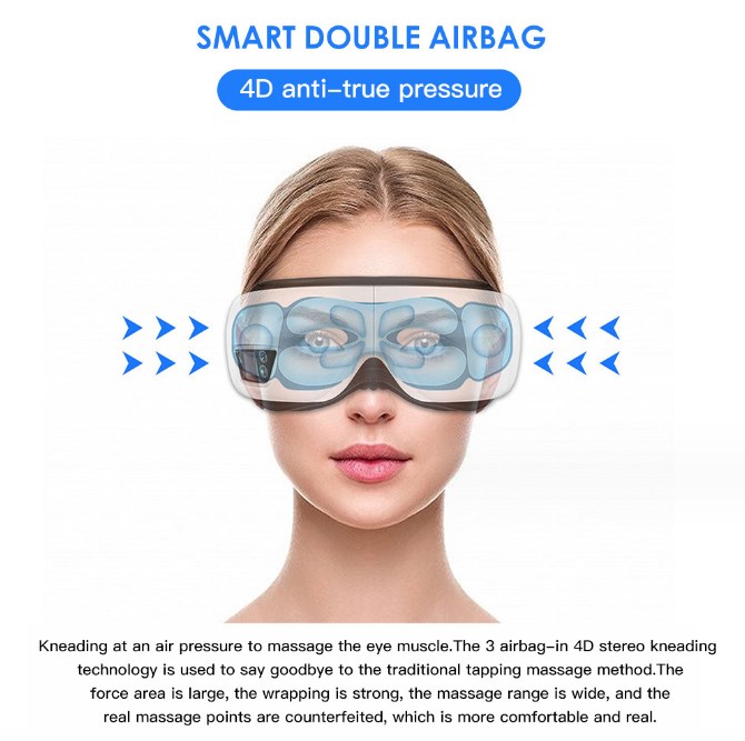 Electric Smart Eye Massager 4D Bluetooth Eye Care Instrument