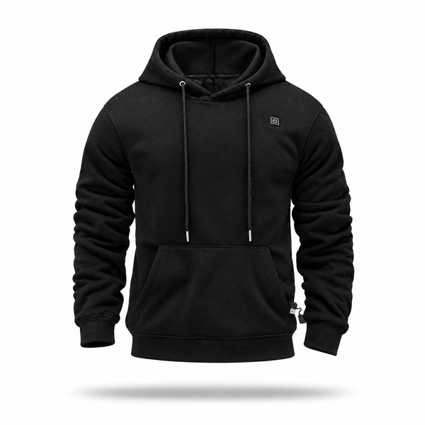 🔥Unisex Heated Pullover Hoodie – Warm Hands, Cozy Core & All-Day Comfort