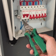 8-in-1 multifunction wire tabisolier scissors with an electrical test