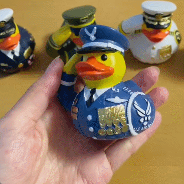 Salute Series: Handcrafted Ducks – Veteran Tribute Car Decor & Collectible Gifts