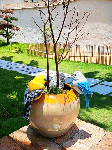 Handmade Garden Bird Decoration