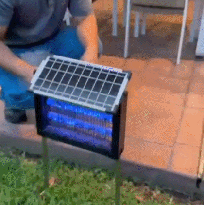 Rechargeable Outdoor Bug Zapper Solar Powered