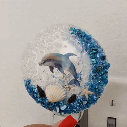 Dolphin Decor Ocean Animal Decorative Night Light