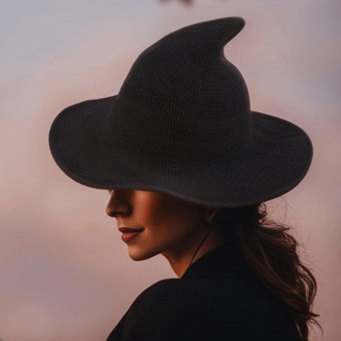 👻Halloween Witch Wool Hat for Women