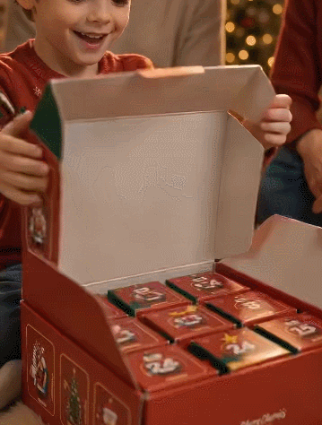 24-Day Christmas Building Block Advent Calendar – Festive Countdown Building Set