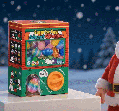 Christmas Surprise Egg Advent Calendar – 24 Days of Mystery Toys and Holiday Fun