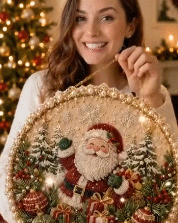 🌸🌻🍂🎄✨ Four Seasons & Holiday Pearl Art Hanging Wreath Kit | Luxury Flocked Canvas with Scratch-Resistant Non-Fading Pearl Beads DIY Handmade Seasonal Decor 💎