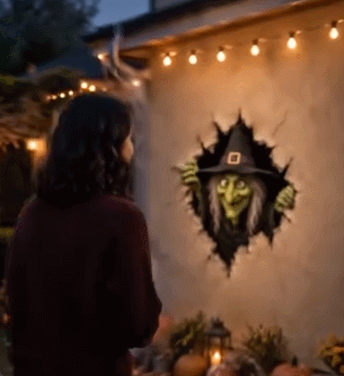 🎃 Halloween Break-In 3D Wall Decals