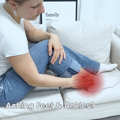 Healatia Cordless Foot & Ankle Massager with Heat and Air Compression
