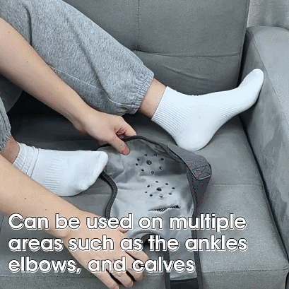 Healiplex Rechargeable Ankle & Foot Massager Wrap with Heat and Vibration