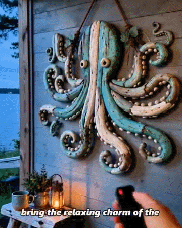 🌊 Lighted Coastal Fish Wall Decor