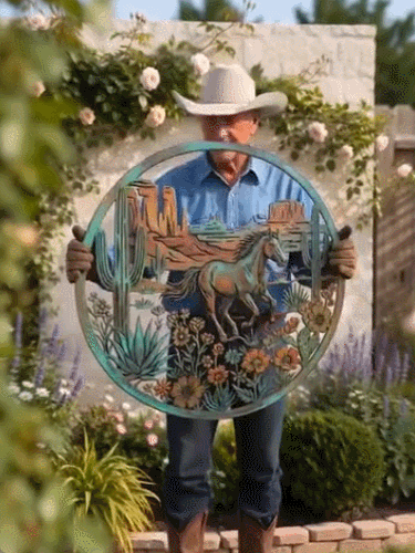 🐴Western Horse Desert Garden Wall Decor