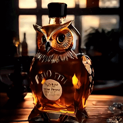 🦉 Owl Whiskey Decanter
