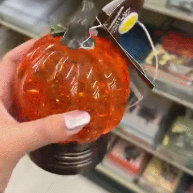 🔥Last Day 49% OFF - 🎃🍂Glitter Lighted Pumpkin Snow Globe