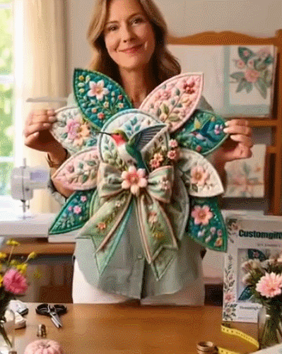 🐦Garden Quilt Bow DIY Sewing Kit