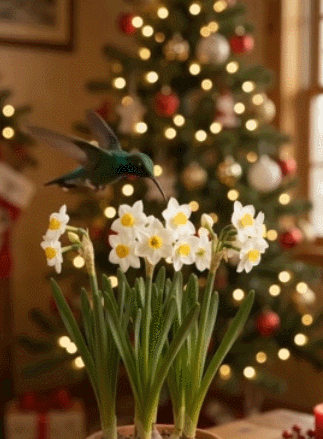 Hummingbird Christmas Ornament Set（Pack of