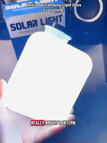 Solar Rechargeable LED Camping Lantern