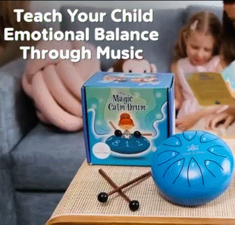 Kids’ Calming Steel Tongue Drum Set