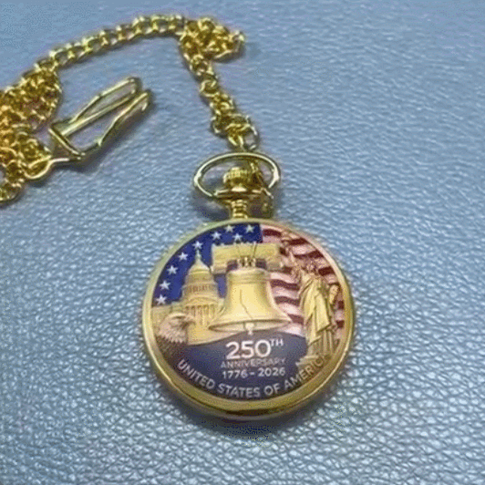 🇺🇸 250th Anniversary Commemorative Pocket Watch ⏱️