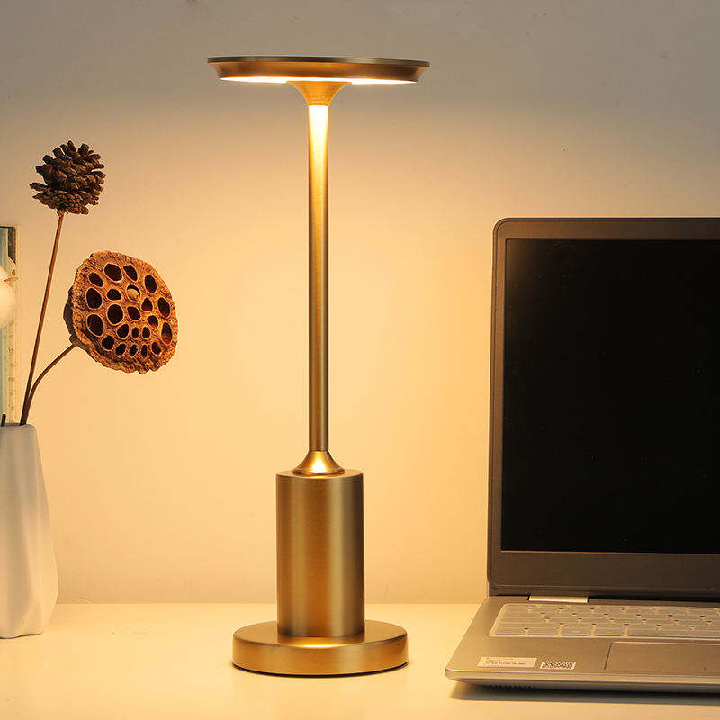 Cordless Table Lamp - Dimmable & Rechargeable Waterproof Desk Light