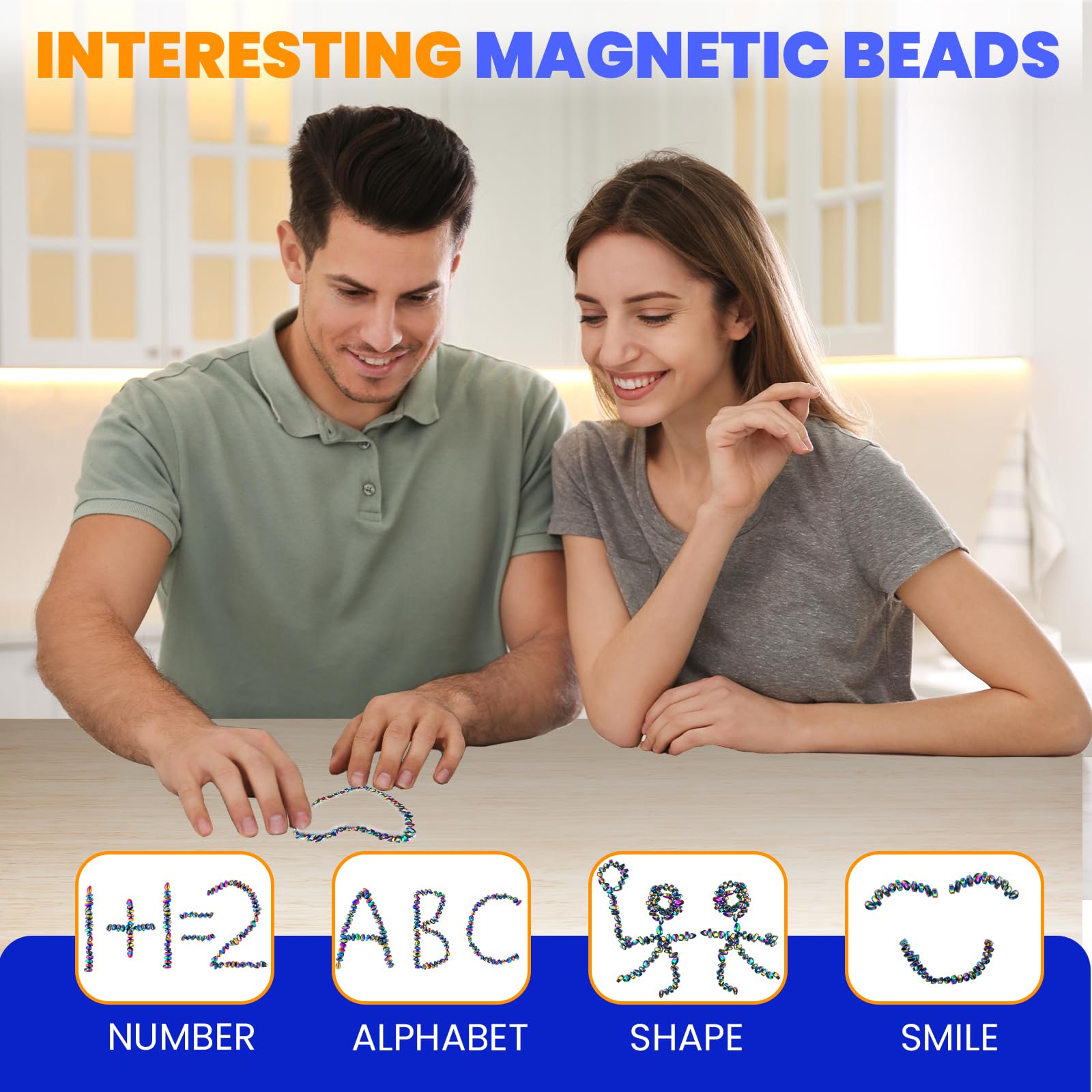 Fidget Toys for Adult, Weak Ferrite Putty Desk Toys 