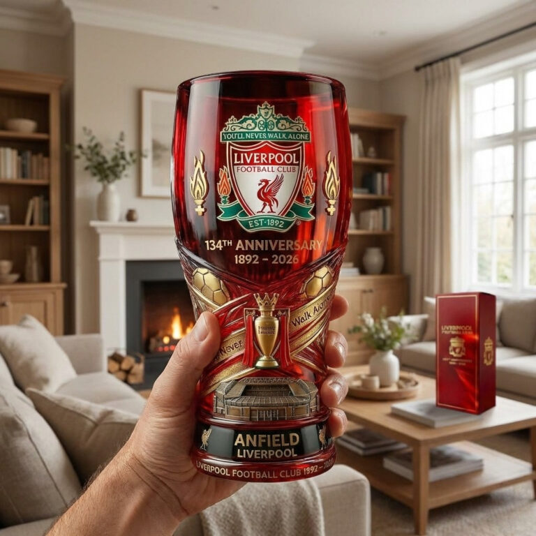 Liverpool Football Club 134Th Anniversary Beer Glass