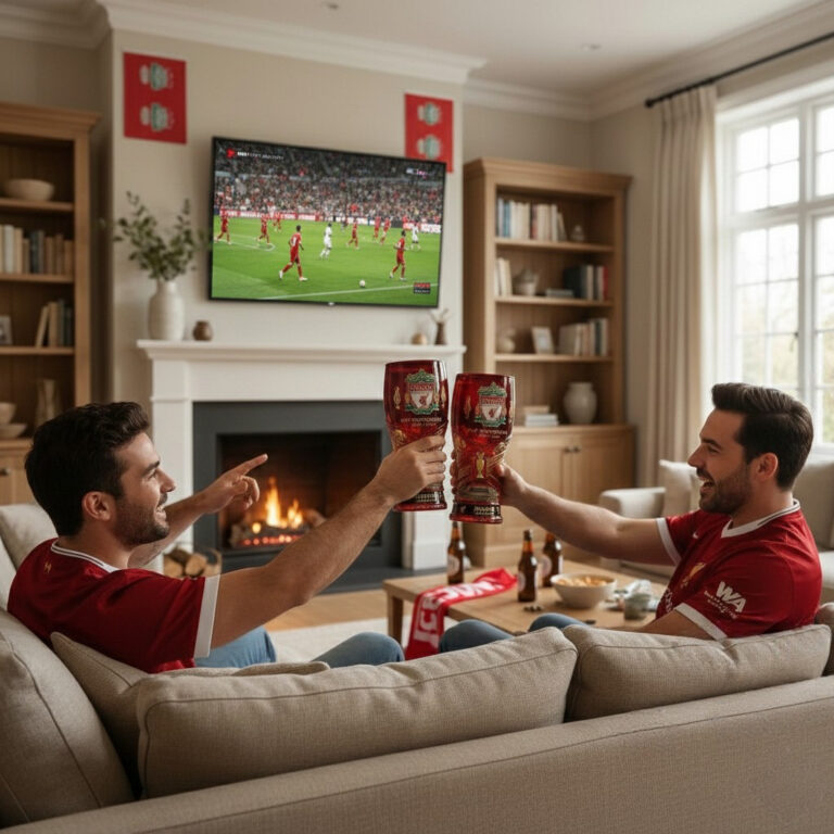 Liverpool Football Club 134Th Anniversary Beer Glass