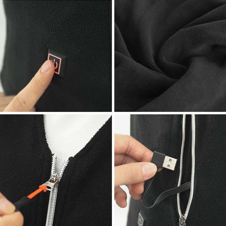 🔥🔥🔥Smart Charging Heating Polar Fleece Vest