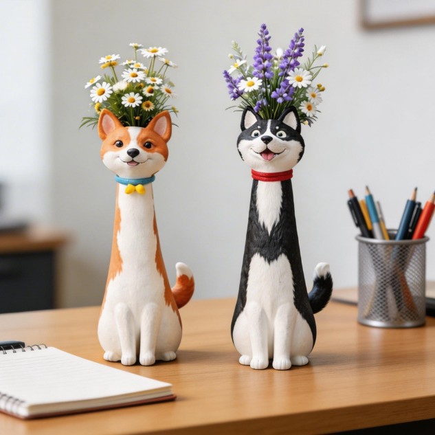 🐶 Mother’s Day Special – Dog Flower Vase