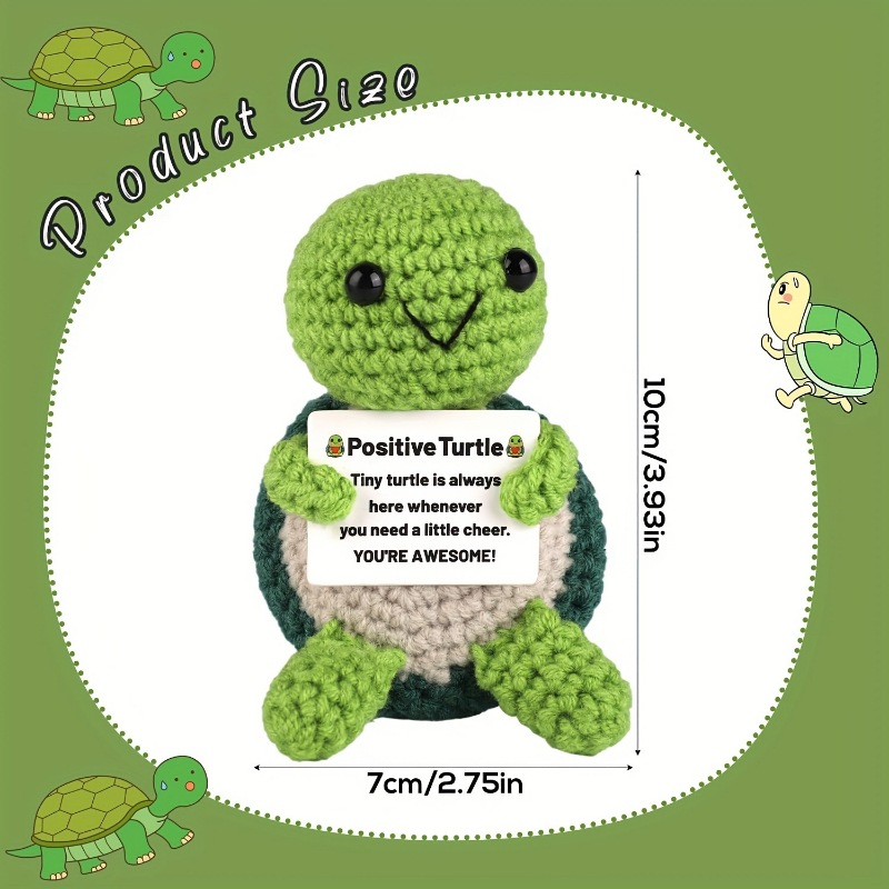 Inspirational Gifts Mini Funny Positive Turtle