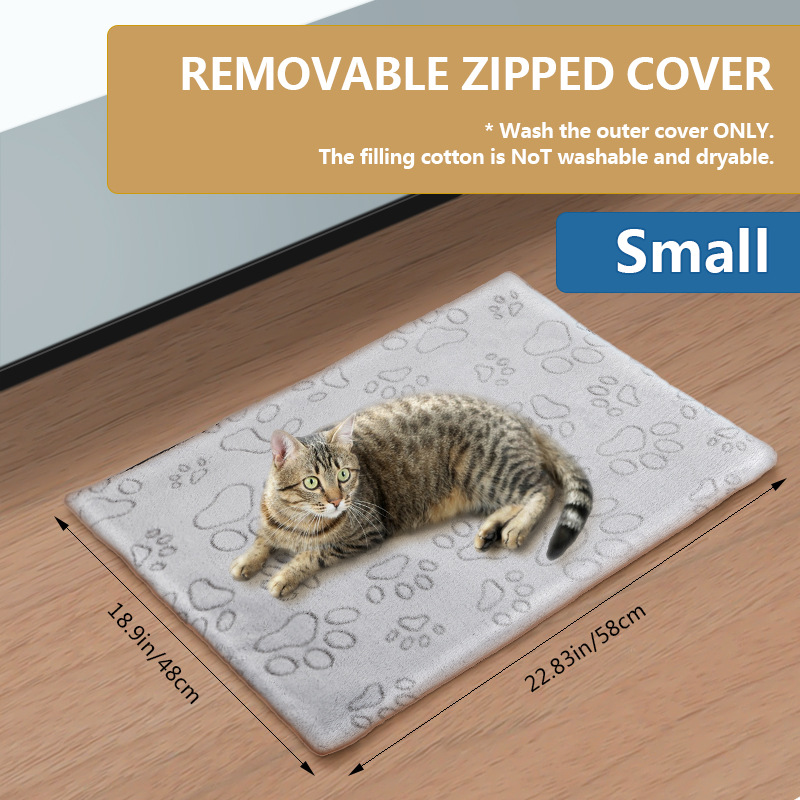 Self Warming Pet Bed Self Heating Pet Mat for Indoor Outdoor