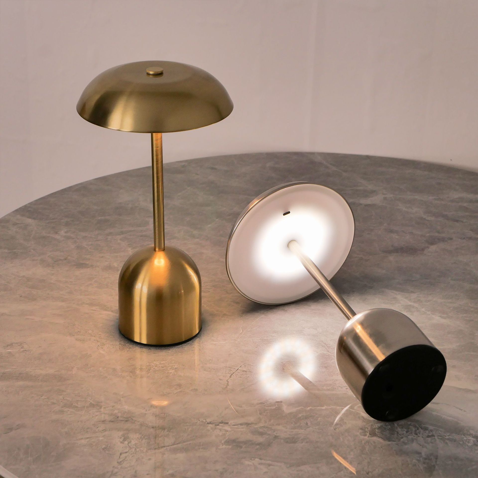 Cordless Table Lamp - Dimmable & Rechargeable Waterproof Desk Light