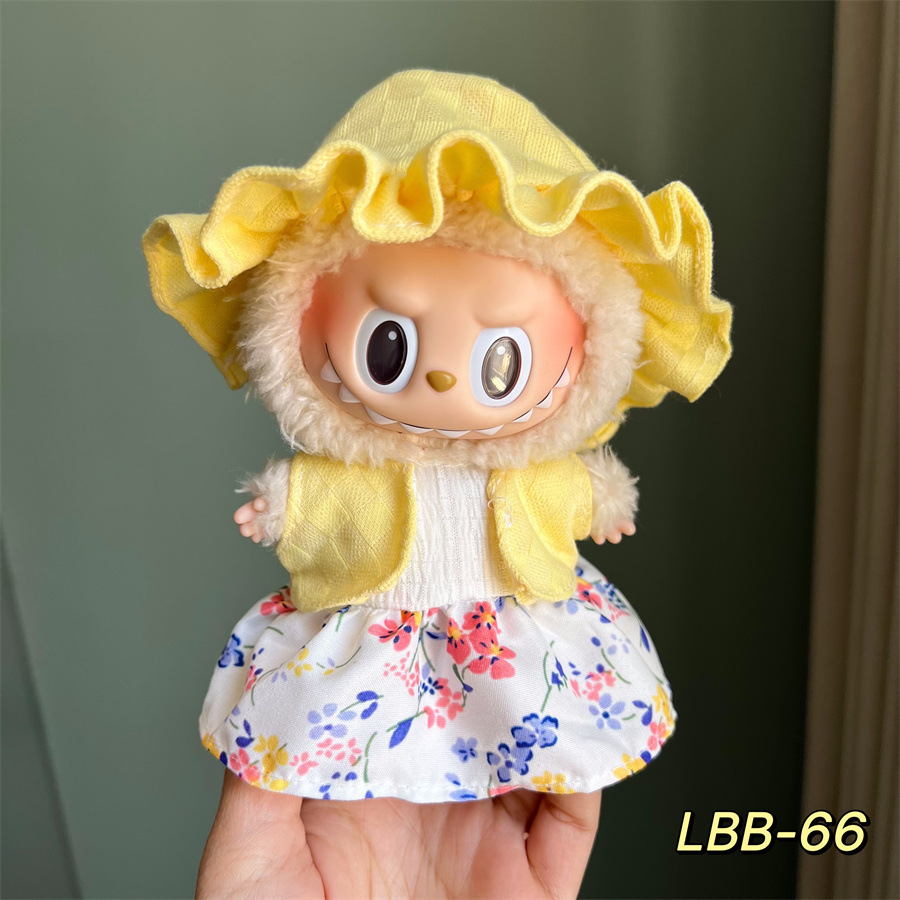 Labubu's Cozy Wardrobe-17cm Labubu Fashion Doll Clothes