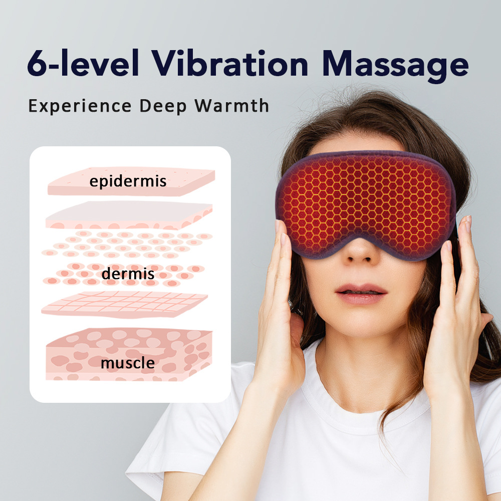 Eye Massager for Migraines Relief and Dry eyes with Heat