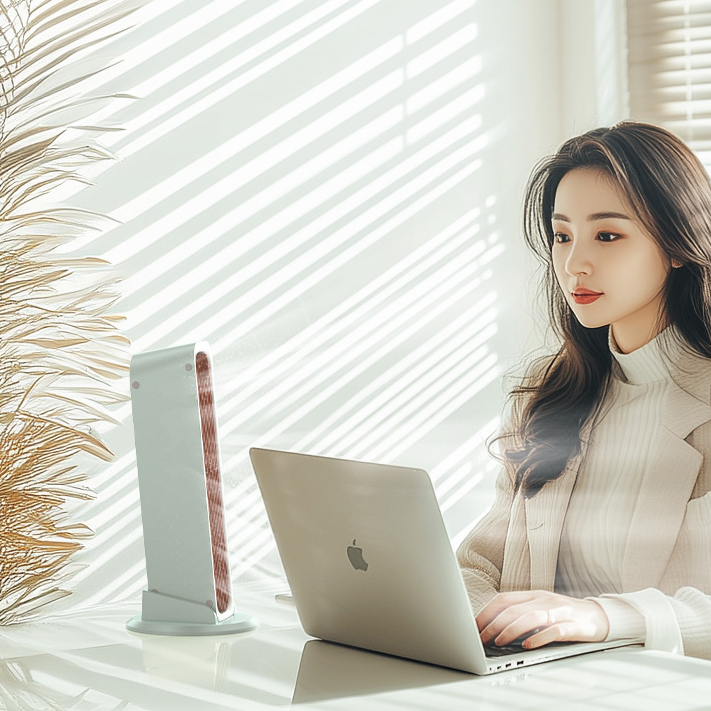 Portable wireless charging bladeless tower fan wall mounted air conditioning fan cooling fan