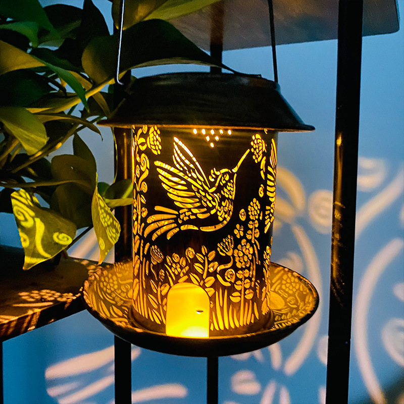 Enchanting Hummingbird Solar Bird Feeder