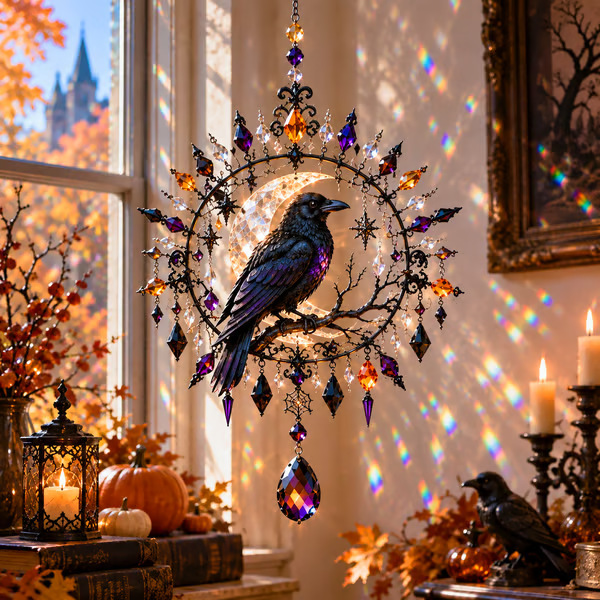 Halloween Crystal Suncatcher