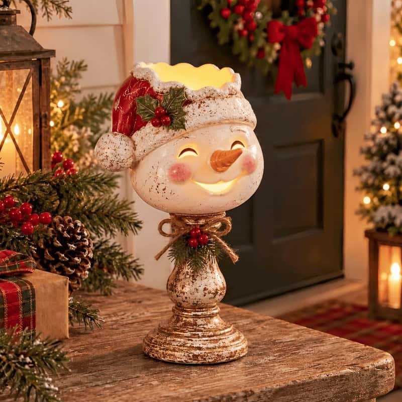 Christmas Heirloom Glow Candle Holder Collection