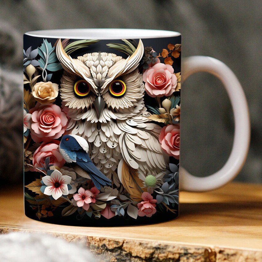 🦉3D Owl Mug