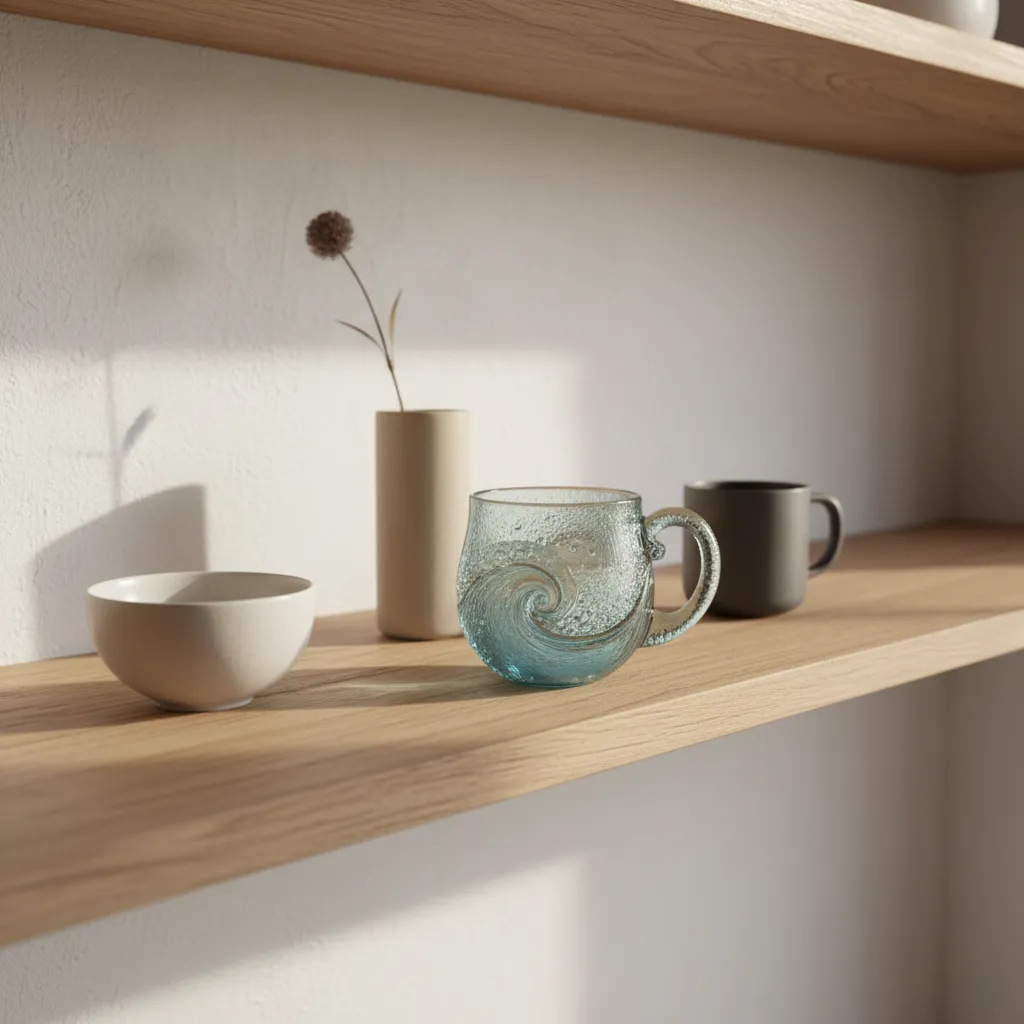 🌊 Sea Glass Wave Mug