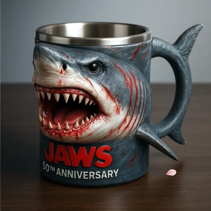 🔥Last 4 hours 58% OFF🔥 - Jaws 50th Anniversary Limited Edition Mug