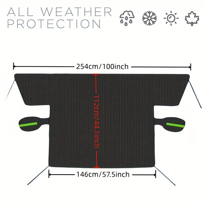 Anti-Theft Car Windshield Magnetic Snow Cover