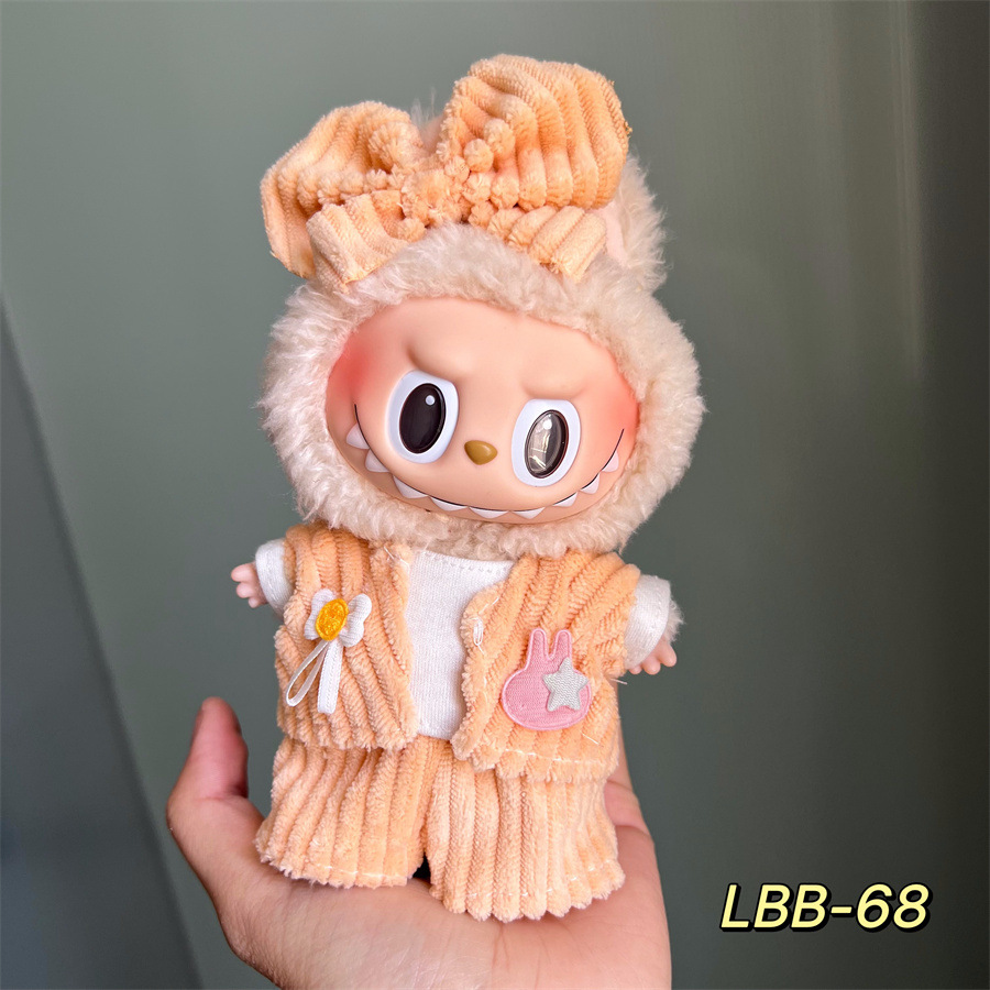 Labubu's Cozy Wardrobe-17cm Labubu Fashion Doll Clothes